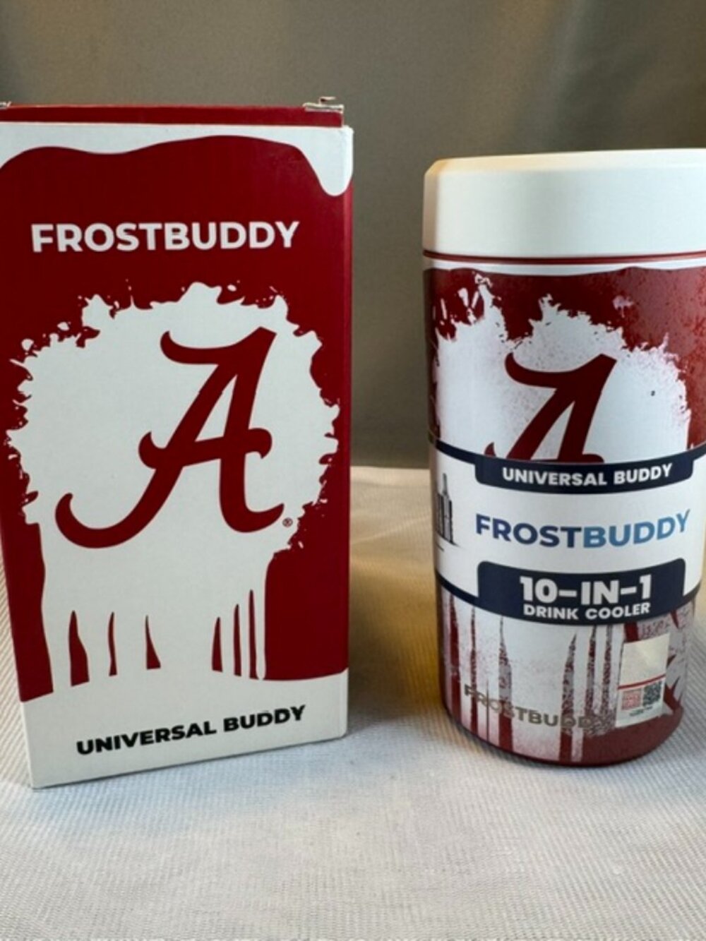 Frost Buddy Universal Can Bottle Cooler Alabama Crimson Tide Drip New In Box